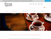 Tablet Screenshot of cocoawonderland.co.uk